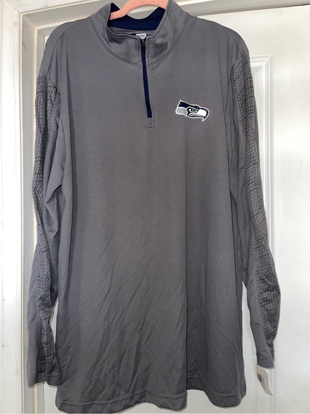 NFL TX3 Cool Seattle Seahawks Long Sleeve Quarter Zip